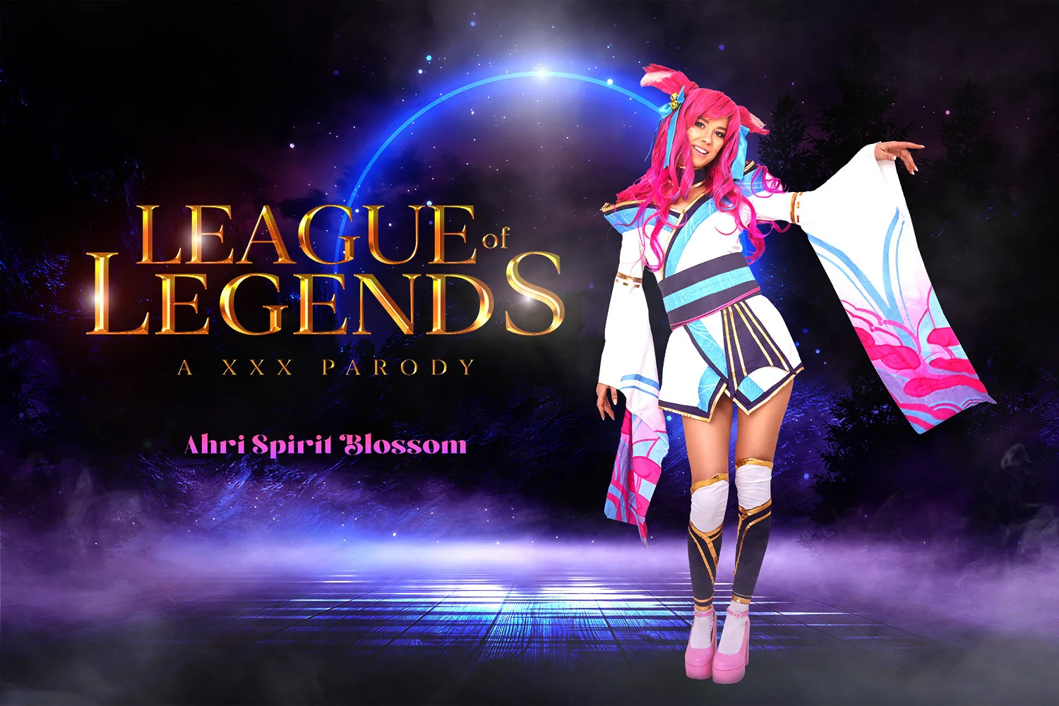 [2022-03-24] League of Legends: Ahri Spirit Blossom A XXX Parody - VRCosplayX