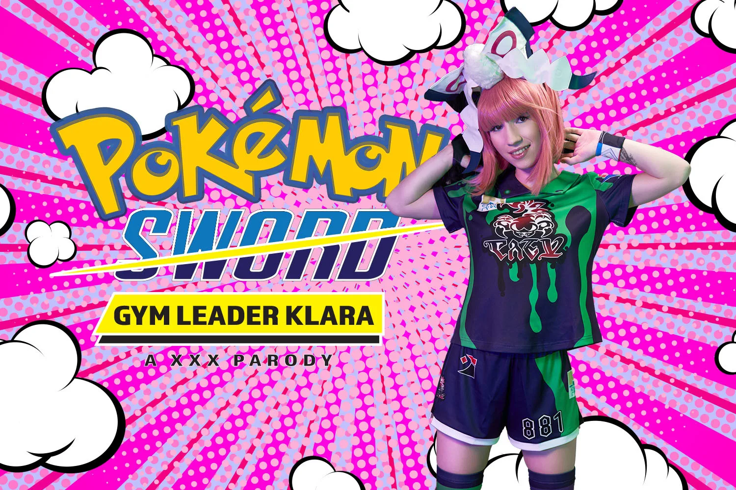 [2023-01-19] Pokemon Sword Gym Leader: Klara A XXX Parody - VRCosplayX