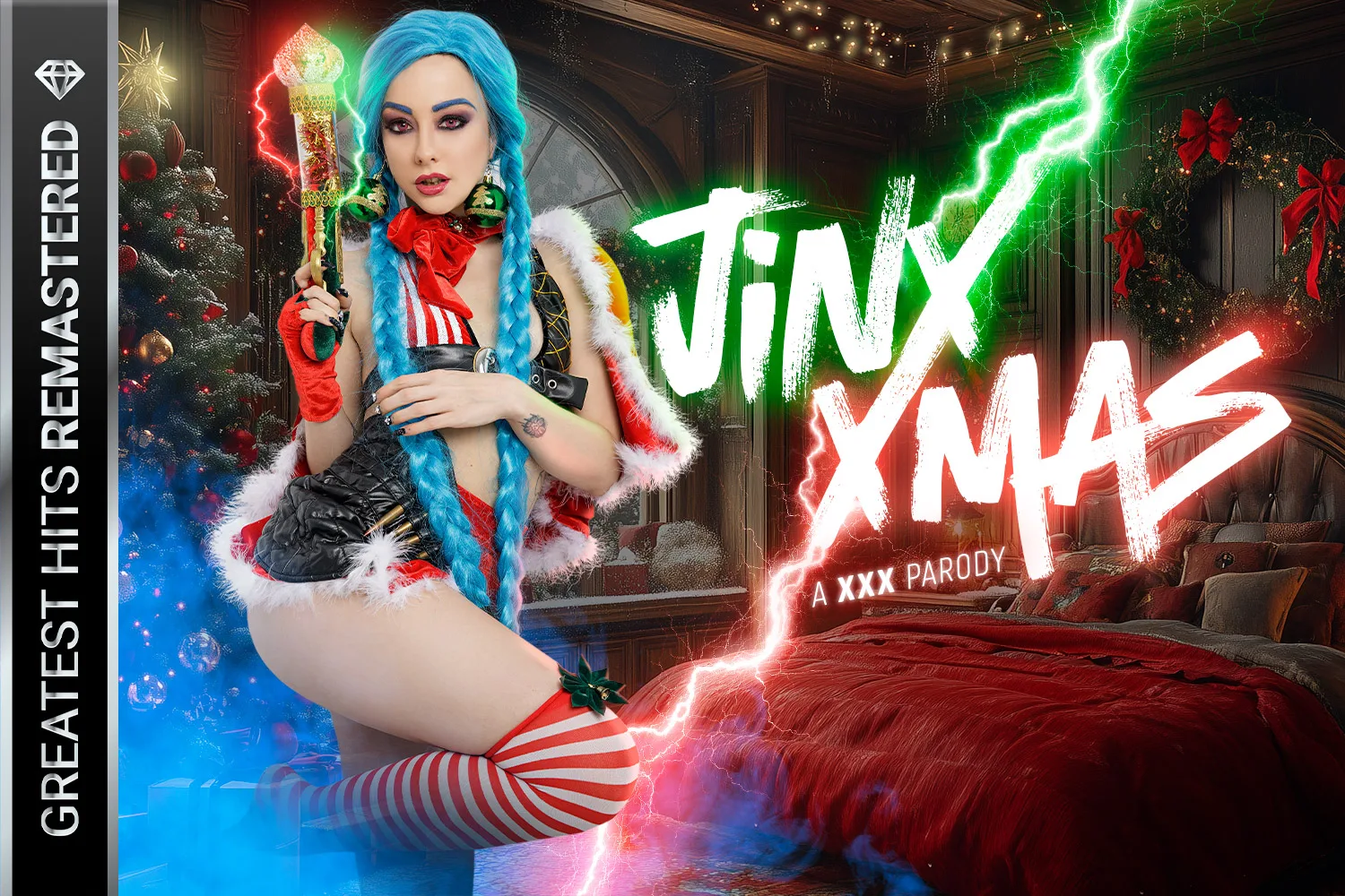 [2024-12-30] Jinx Christmas A XXX Parody Remastered - VRCosplayX